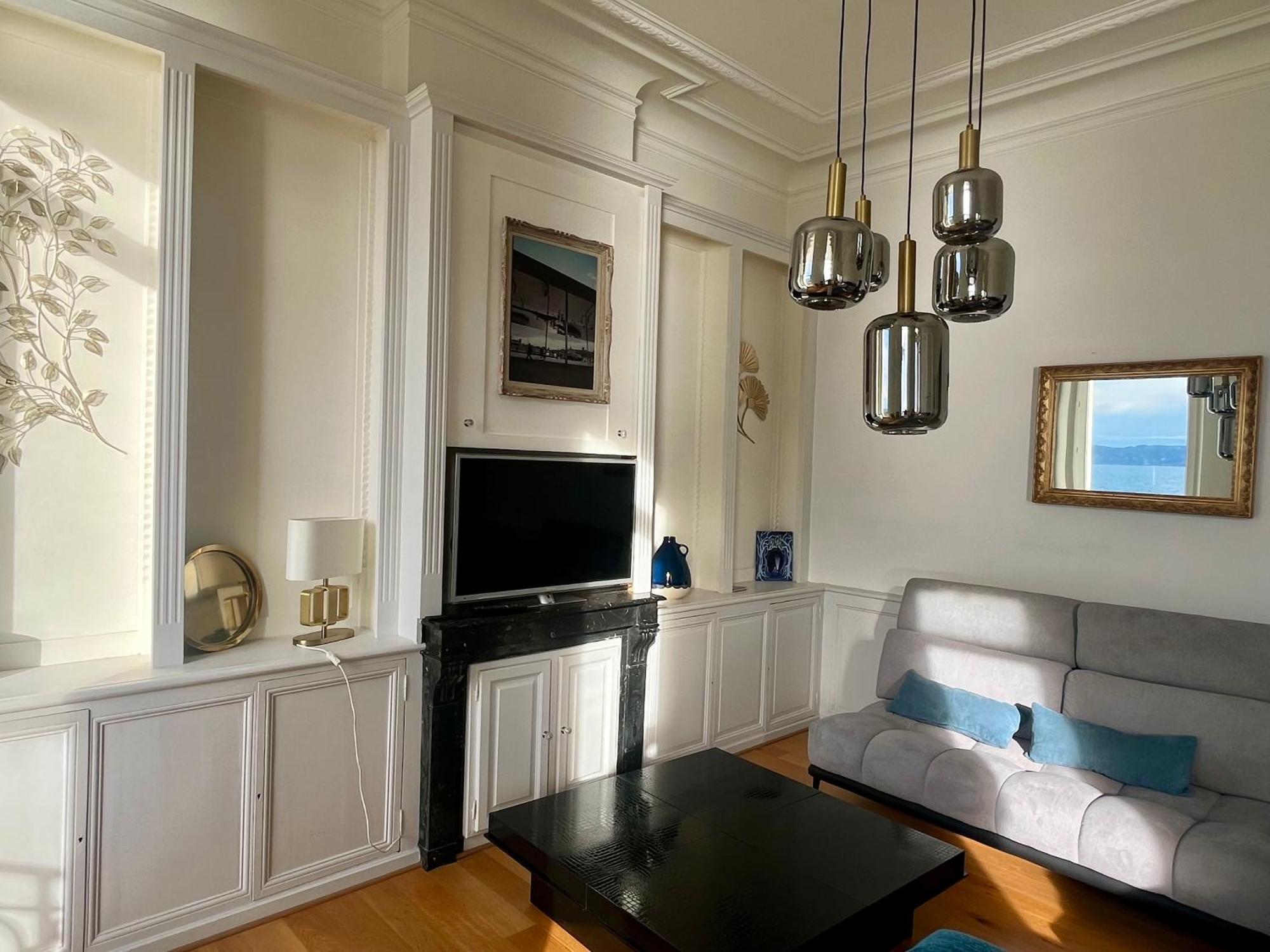 Appartement Sur La Corniche Kennedy Face A La Mer Marsella Exterior foto